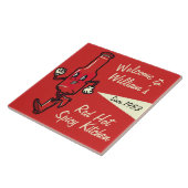 セラミックタイル – 赤熱パーソナライズされたソース  (側面)