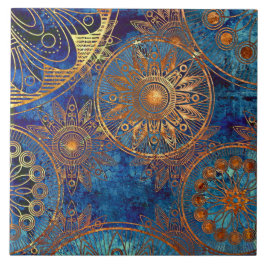 セラミックタイル – 金ゴールドホイール