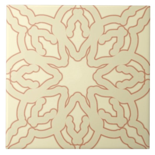 セラミックタイル、黄エレガント色クラシックデザイン タイル (正面)