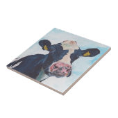 セラミックタイル- 0254人のアイルランド人のFriesian牛 タイル (側面)