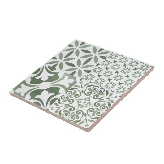 セラミックタイル – 4 in 1 Sage (側面)