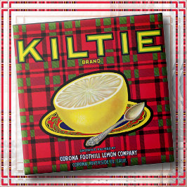セラミックタイル - "Kiltie" - 産地ラベル