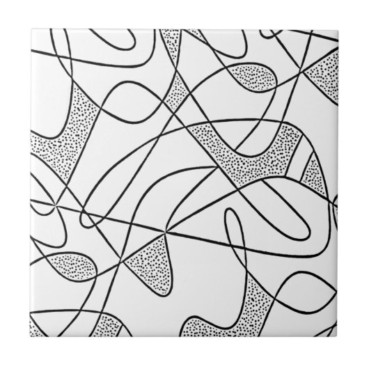 セラミックタイルCONTEMPOの50年代の原子200色 タイル (正面)