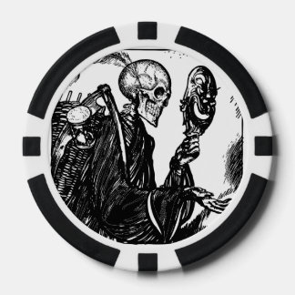 セラミックトランプのポーカーチップ、ダークブルー無地のエッジ ポーカーチップ