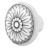 セラミックドアノブ – 花びら セラミックノブ (右)