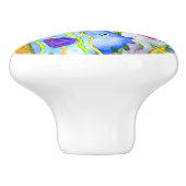 セラミックドア/引き出しノブ - 海の生き物 ファンタジーフィッシュ セラミックノブ (側面)