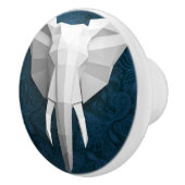 セラミックドロワー/ドアノブ – 3D Elephant セラミックノブ (右)