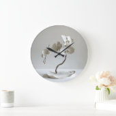 セラミックニュートラルオーキッドルーペ ラージ壁時計 (ホーム)