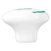 セラミックノブと緑の巻き付き セラミックノブ (側面)