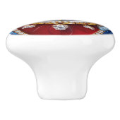 セラミックノブの引っ張り(コロンビア色) セラミックノブ (側面)