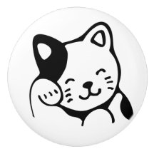 セラミックノブ。キャット.