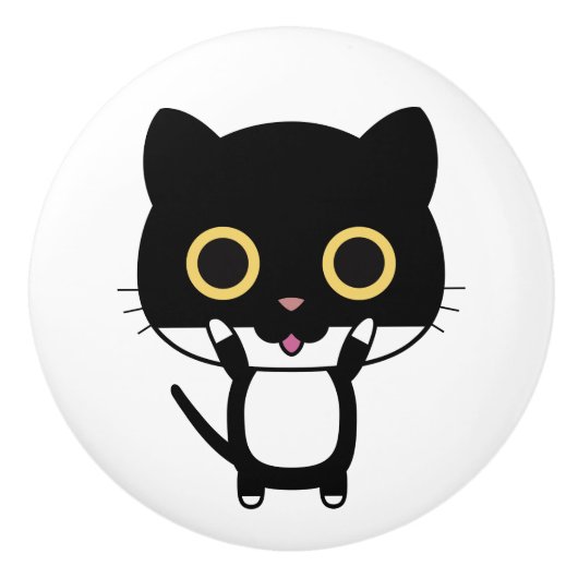 セラミックノブ。キャット. セラミックノブ (正面)