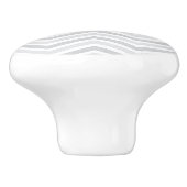 セラミックノブ/グレーシェブロン セラミックノブ (側面)