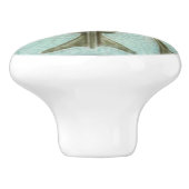 セラミックノブ – ピンク牡丹アールヌーボー (側面)