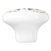 セラミックノブ – 白、茶色、オレンジ (側面)