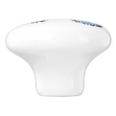 セラミックノブ - 青い蝶 (側面)