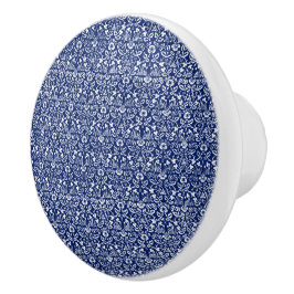セラミックノブWilliam Morris Blue Art セラミックノブ