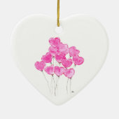 セラミックハートオーナメント セラミックオーナメント (裏面)