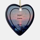セラミックハートオーナメント_セレニティ祈り_2 セラミックオーナメント (右)