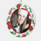 セラミックパーソナライズされたフォトオーナメント セラミックオーナメント (左)