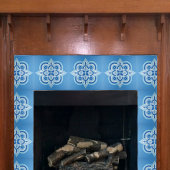 セラミックブルーとターコイズタイル タイル