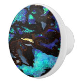 セラミックプル – ブラック&ブルーオパール セラミックノブ (右)