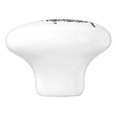 セラミックプル – ヴィンテージ裁縫テーマ、歌手 セラミックノブ (側面)