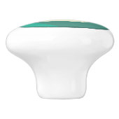 セラミックプル、沿岸生活デザイン、帆船 セラミックノブ (側面)