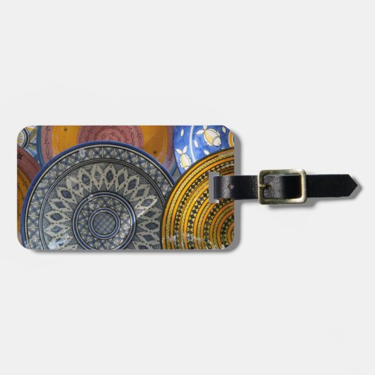 セラミックプレート ラゲッジタグ (正面横)
