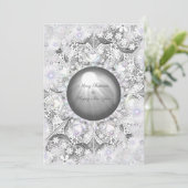 セラミックレースグレーとスノーフレーク カード (スタンド正面)