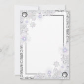 セラミックレースグレーとスノーフレーク カード (裏面)