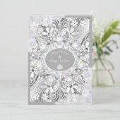 セラミックレースグレーとスノーフレーク カード (スタンド正面)