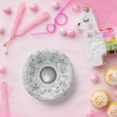 セラミックレースグレーとスノーフレーク ペーパーボウル (パーティー)