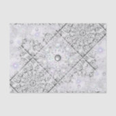 セラミックレースグレーとスノーフレーク 薄葉紙 (正面)