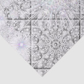 セラミックレースグレーとスノーフレーク 薄葉紙 (詳細)