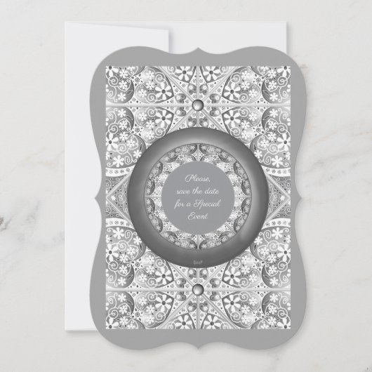 セラミックレースグレー (正面)