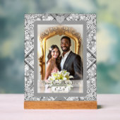 セラミックレースグレー アクリルサイン (ニュートラル)