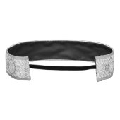 セラミックレースグレー アスレチックヘッドバンド (裏面)