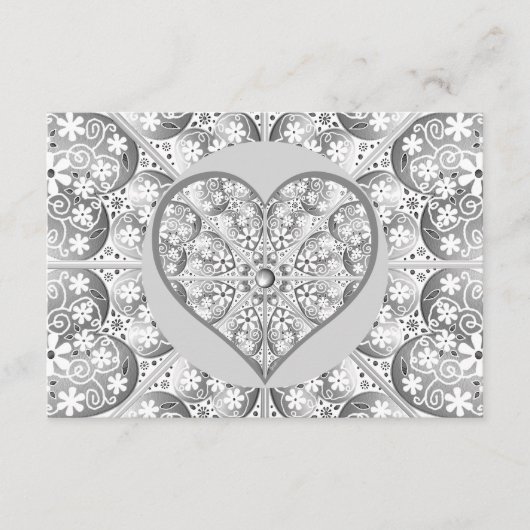 セラミックレースグレー エンクロージャーカード (正面)