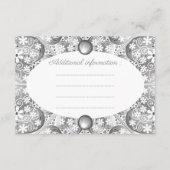 セラミックレースグレー エンクロージャーカード (裏面)