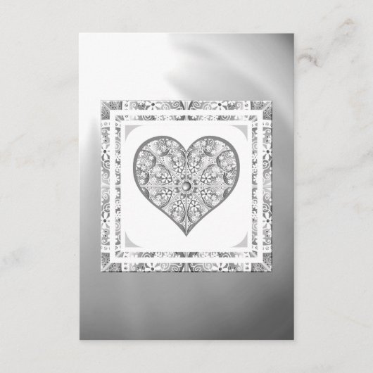 セラミックレースグレー エンクロージャーカード (正面)