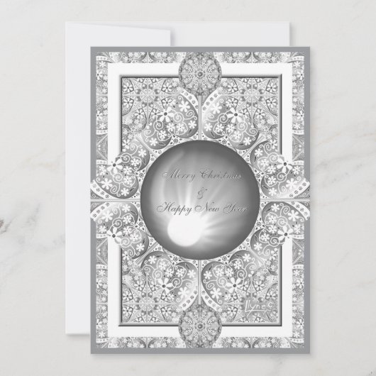 セラミックレースグレー カード (正面)