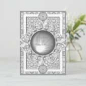 セラミックレースグレー カード (スタンド正面)