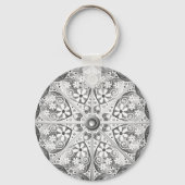 セラミックレースグレー キーホルダー (裏面)