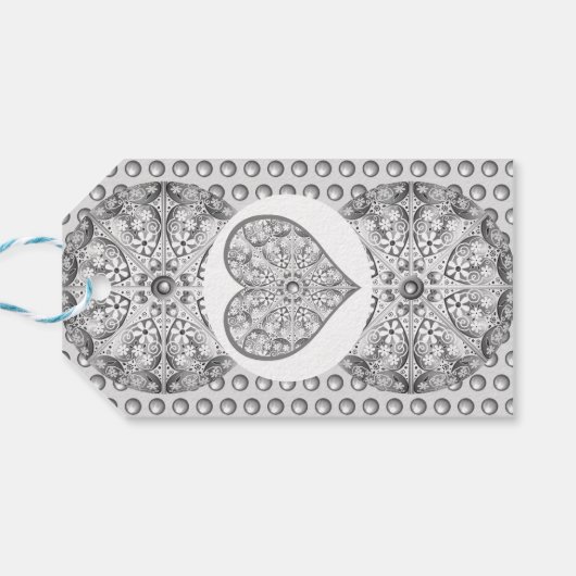 セラミックレースグレー ギフトタグ (裏面横)