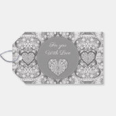 セラミックレースグレー ギフトタグ (裏面横)