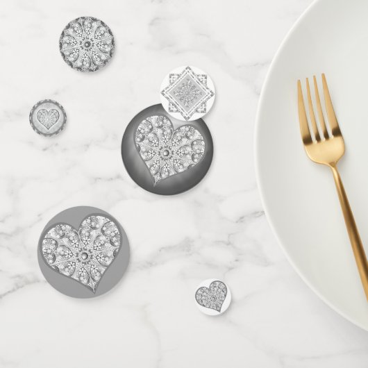 セラミックレースグレー コンフェッティ (グループ)