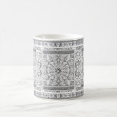 セラミックレースグレー コーヒーマグカップ (中央)