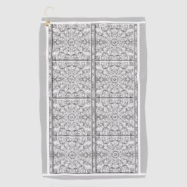 セラミックレースグレー ゴルフタオル