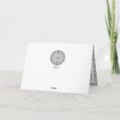 セラミックレースグレー サンキューカード (裏面)